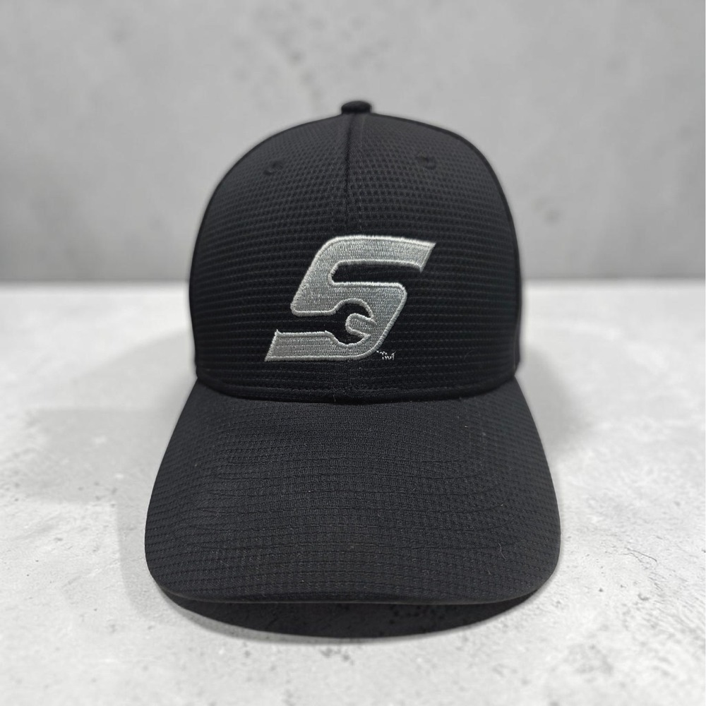 Snap On Tools Youth Hat Cap Black Waffle Knit Embroidered Logo K-Products Fitted